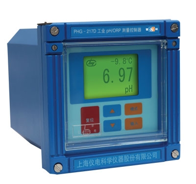 上海雷磁工业PH/ORP测量控制仪PHG-217D配PHGF-43