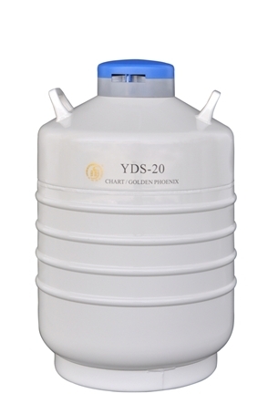成都金凤贮存型液氮生物容器（含276mm高提筒）YDS-20